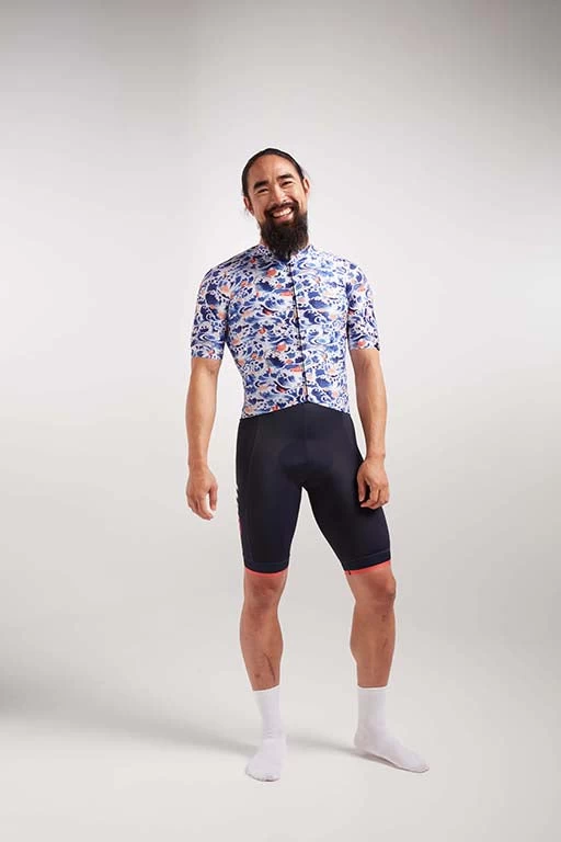 Sakura Blue Essentials TEAM LTD Men's Jersey 4 Sakura Blue Essentials TEAM LTD Men's Jersey - Image 2