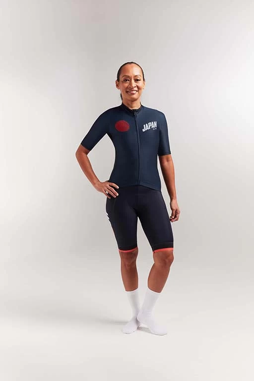 Navy Japan Essentials Team LTD Women's Jersey 3 Navy Japan Essentials Team LTD Women's Jersey
