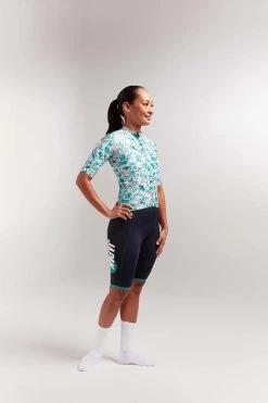 Sakura Green Essentials Team LTD Women's Jersey -Pro Fit Shop 21.04.29 BSC LTDJAPAN TEAL JERSEY FEMALE 0004