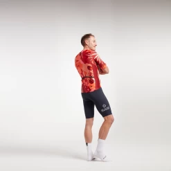 Red Pleasure / Pain Essentials TEAM Men's Jersey -Pro Fit Shop 21.09.08 BSC mens splitthedifference jersey red1099