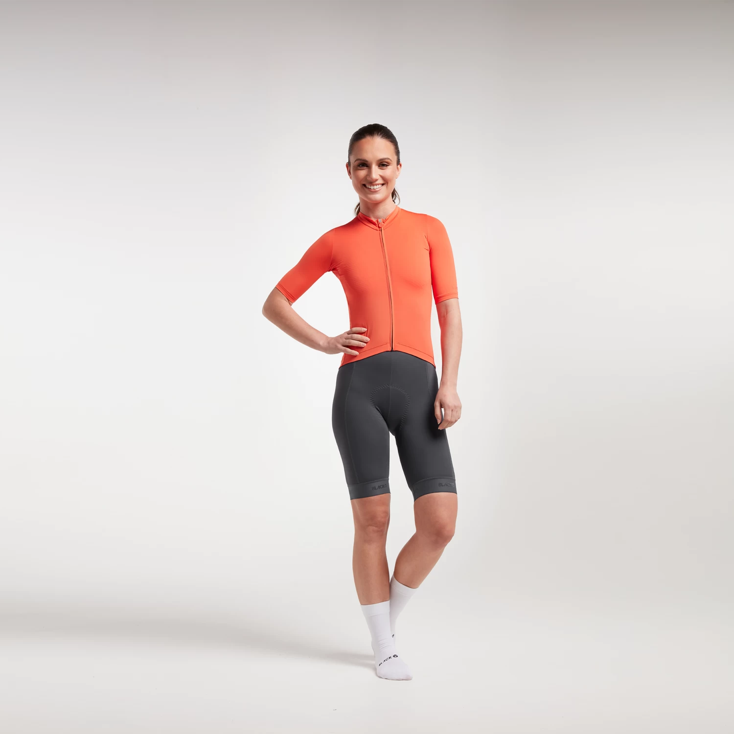 Mandarin Red Essentials TEAM Women's Jersey 3 Mandarin Red Essentials TEAM Women's Jersey