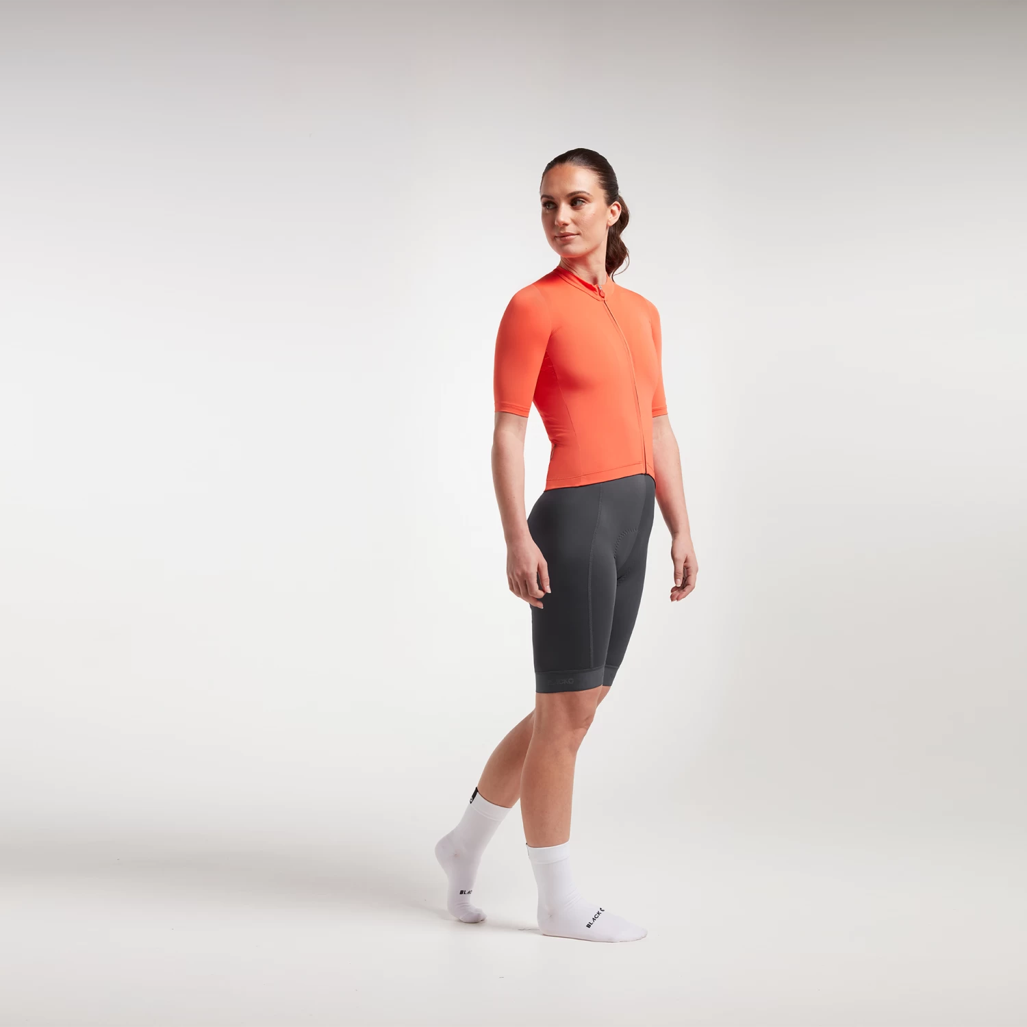 Mandarin Red Essentials TEAM Women's Jersey 4 Mandarin Red Essentials TEAM Women's Jersey - Image 2