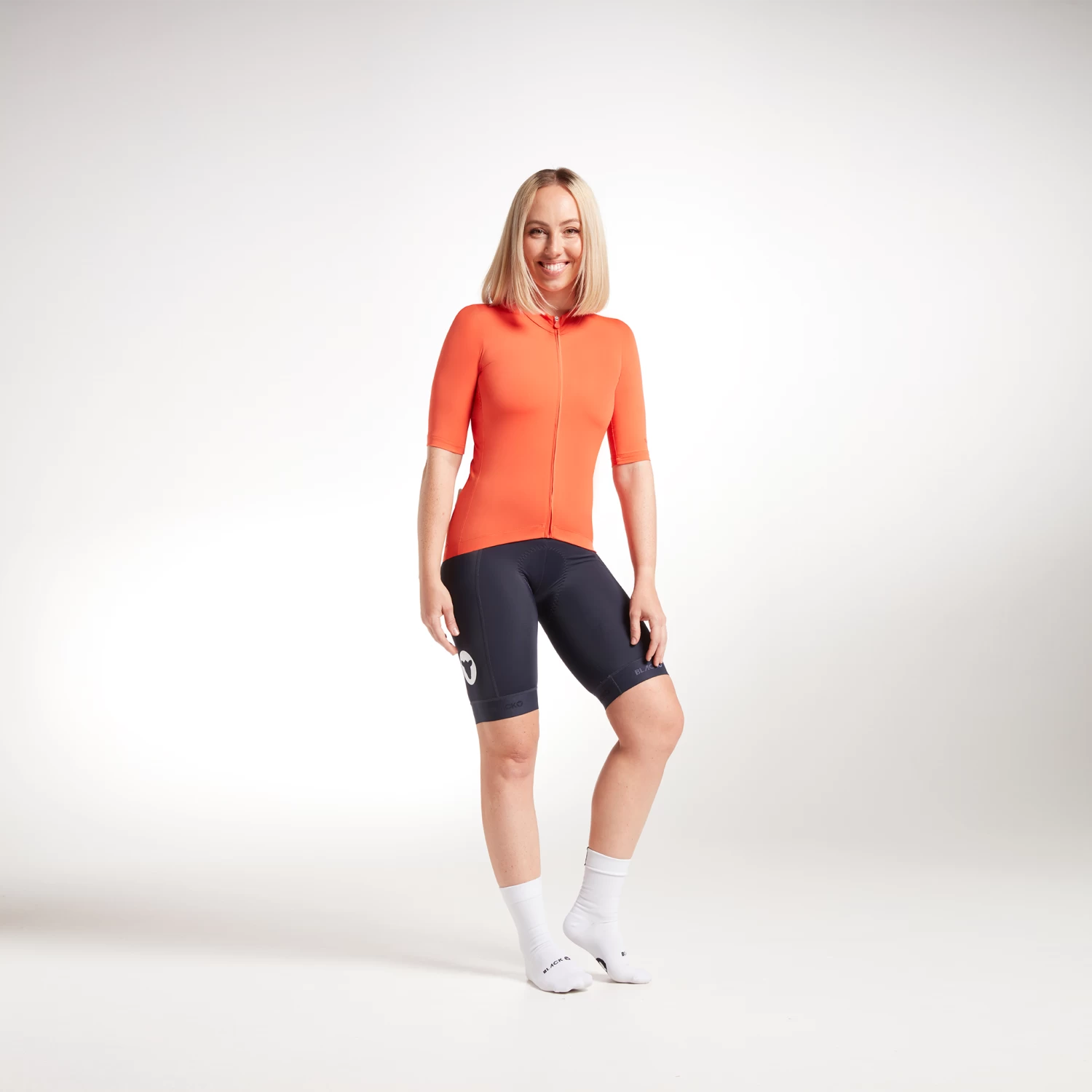 Mandarin Red Essentials TEAM Women's Jersey 6 Mandarin Red Essentials TEAM Women's Jersey - Image 4