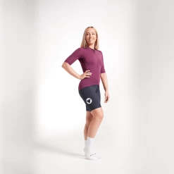 Italian Plum Essentials TEAM Women's Jersey -Pro Fit Shop 21.10.20 BSC ESSENTIAL jersey plum V1 0009