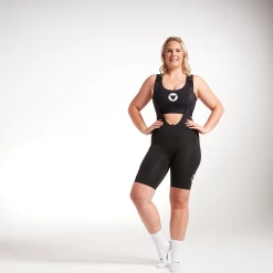 Black WMN Seamless Women's Bib