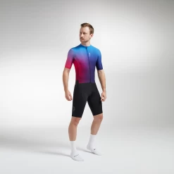 Lakers Blue Glaze Racing Climbers SS Men's Jersey -Pro Fit Shop 21.12.10 BSC RACING Climber BLUE PINK 0441