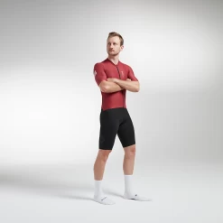 Earth Red Racing Aero SS Men's Jersey 2.0 -Pro Fit Shop 21.12.10 BSC RACING LS EARTH RED 0040