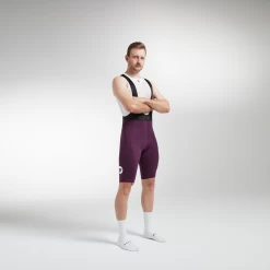 Italian Plum RACING Seamless Men's Bib And Brace -Pro Fit Shop 21.12.10 BSC RACING bib PLUM 0375