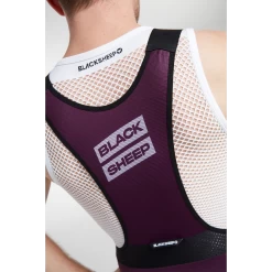 Italian Plum RACING Seamless Men's Bib And Brace -Pro Fit Shop 21.12.10 BSC RACING bib PLUM 0390pl
