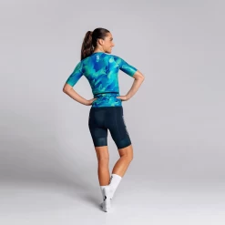 Women's Essentials TEAM Jersey - Teal Swirl -Pro Fit Shop 22.11.08 BSC LTD HIVIS 0227