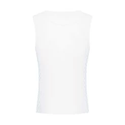 White Sprinteur Sleeveless Base Layer -Pro Fit Shop 3712 Image2