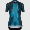 Assos Cyber Blue Drop Head UMA GT Women's Jersey C2 -Pro Fit Shop ASSOS 12.20.327.2L 11