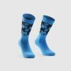 Assos Cyber Blue Monogram Socks EVO -Pro Fit Shop ASSOS P13.60.695.2L 11