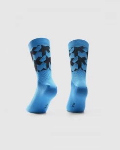 Assos Cyber Blue Monogram Socks EVO -Pro Fit Shop ASSOS P13.60.695.2L 12