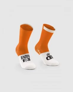 Assos Droid Orange GT Socks C2