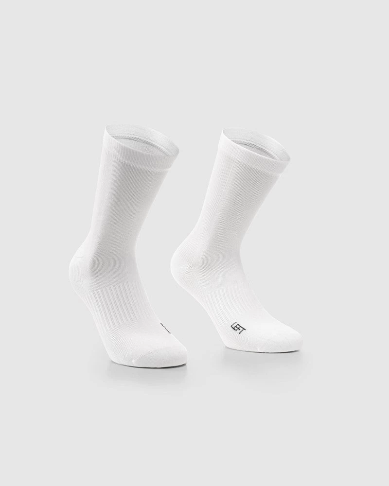 Assos Essence Socks High - Twin Pack Holy White 3 Assos Essence Socks High - Twin Pack Holy White