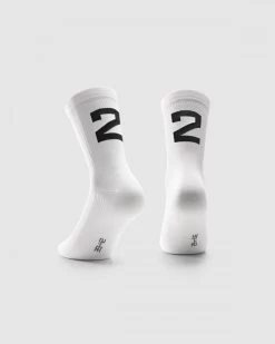 Assos Holy White Poker Socks 2