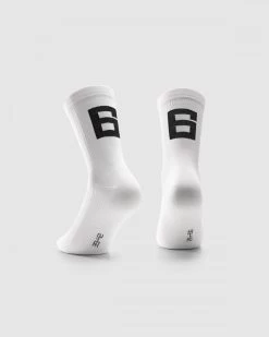 Assos Holy White Poker Socks 6
