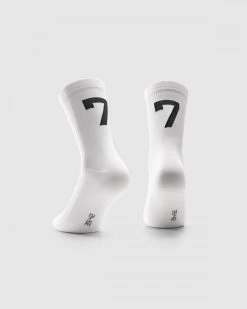 Assos Holy White Poker Socks 7