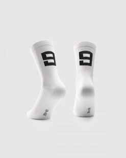 Assos Holy White Poker Socks 9