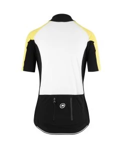 Assos Canary Yellow Laalalai Evo8 Women's Jersey -Pro Fit Shop Assos CanarYellow LaalalaiEvo8 Women CyclingJersey Back VeloVeloSingapore