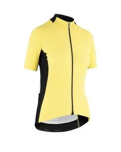 Assos Canary Yellow Laalalai Evo8 Women's Jersey -Pro Fit Shop Assos CanarYellow LaalalaiEvo8 Women CyclingJersey SideView2 VeloVeloSingapore