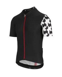 Assos Black Equipe RS Aero Men's Jersey -Pro Fit Shop Assos EquipeRSAero Black Men CyclingJersey SideView VeloVeloSingapore