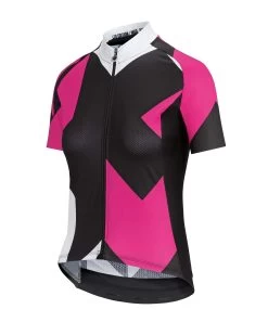 Assos Pong Pink Women's Jersey -Pro Fit Shop Assos Fastlane Rock PongPink Women CyclingJersey Left VeloVeloSingapore