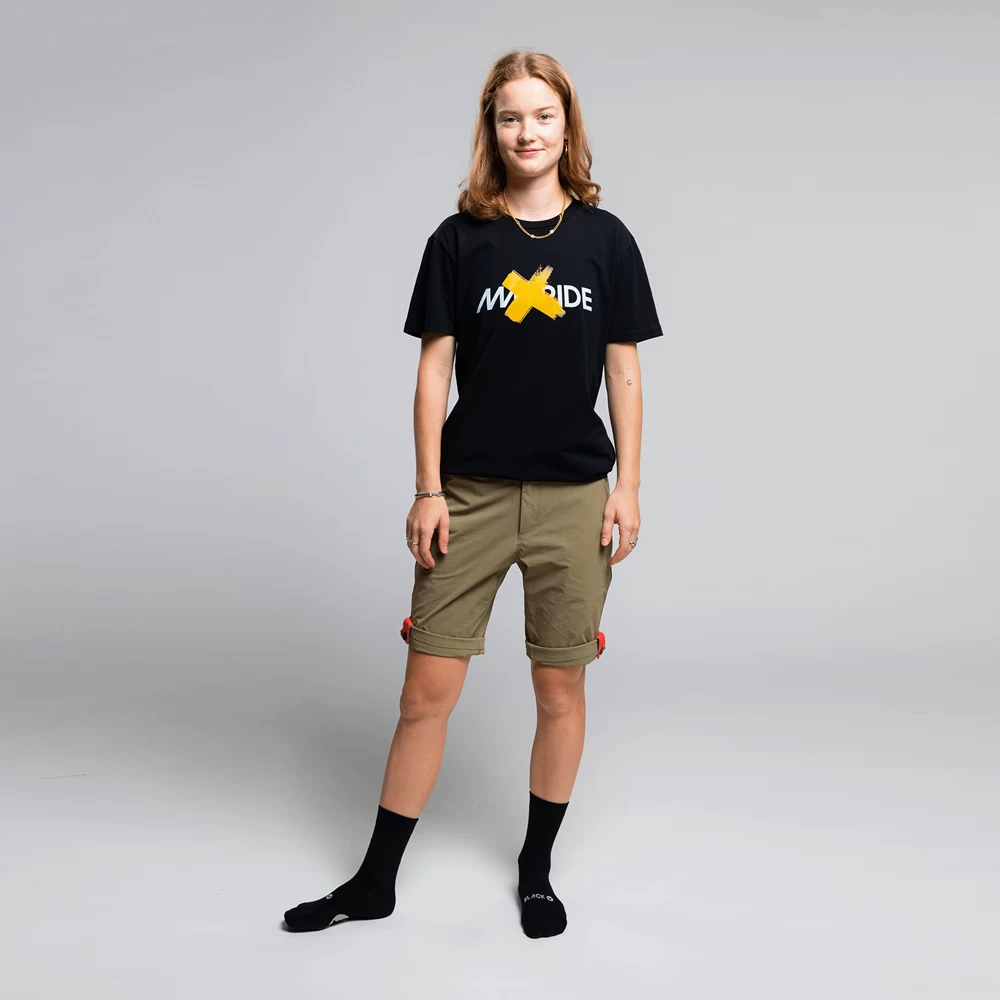 Unisex Inactivewear Crew Tee - Man Ride Black 5 Unisex Inactivewear Crew Tee - Man Ride Black - Image 3