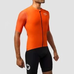 Orange Racing Aero Men's Jersey -Pro Fit Shop BSC RACING AeroOrange3
