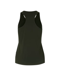 Dark Olive Balance Sleeveless Women's Top -Pro Fit Shop BalanceSleevelessTop Women DarkOlive back 4 5 min