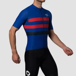 FRA Racing Men's Jersey -Pro Fit Shop BlackSheepCycling FRA Racing Men CyclingJersey SideView1 VeloVeloSingapore