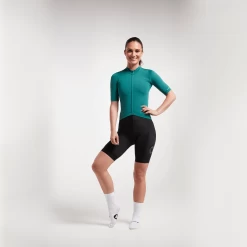 Storm Green Essentials TEAM Women's Jersey -Pro Fit Shop C 21.09.08 BSC womens Essentials jersey stormgreen0833