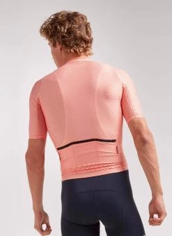 Coral Moire Essentials TEAM Men's Jersey -Pro Fit Shop C Back 20.09.03 BSC TEAM CORAL MOIRE HATCH JERSEY SS 0006 008368a8 fa0c 4dce 8c44 f31199fb4f75