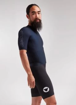 Navy Blue Racing Climber Men's Jersey -Pro Fit Shop C Side 20.09.02 BSC RACING CLIMBER JERSEY NAVY SS 0009