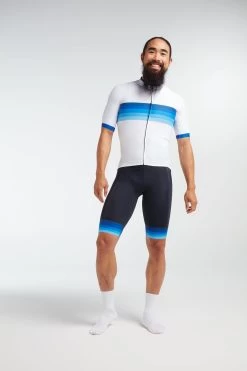 White Blue Stripe Essentials TOUR Men's Jersey -Pro Fit Shop H 20.12.10 BSC LTD CALI M JERSEY BLUE NAVY 00011 min