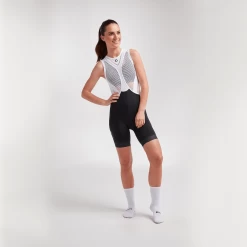 Black On Black Essentials TEAM Regular Women's Short Bib 2.0 -Pro Fit Shop H Front 20.09.02 TEAM F BLACK BIB SHORT 0003