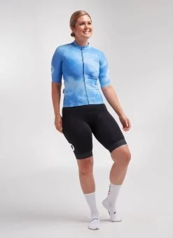 Blue Acid Essentials TOUR Women's Jersey -Pro Fit Shop H Front 20.09.02 TOUR F JERSEY BLUE 0022