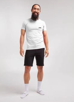White MR Men's Crew Tee