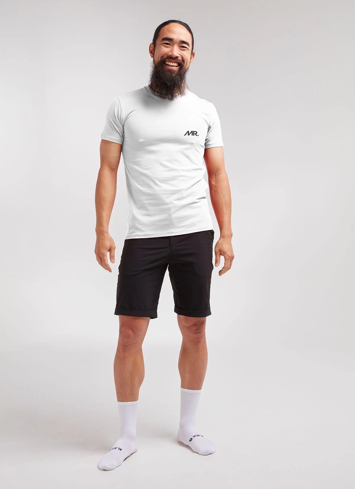 White MR Men's Crew Tee 3 White MR Men's Crew Tee