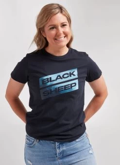 Slash Graphic Women's Crew Tee -Pro Fit Shop H Front 20.09.03 BSC WMN GRAPHIC NAVY TEE 0002