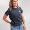 Navy Logo Women's Crew Tee 1 Navy Logo Women's Crew Tee -Pro Fit Shop H Front 20.09.03 BSC WMN NAVY TEE 0002