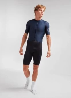 Navy Essentials TEAM Men's Jersey -Pro Fit Shop H Front NAVY JERSEY