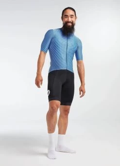 Blue/Vista Moire Essentials TEAM Men's Jersey