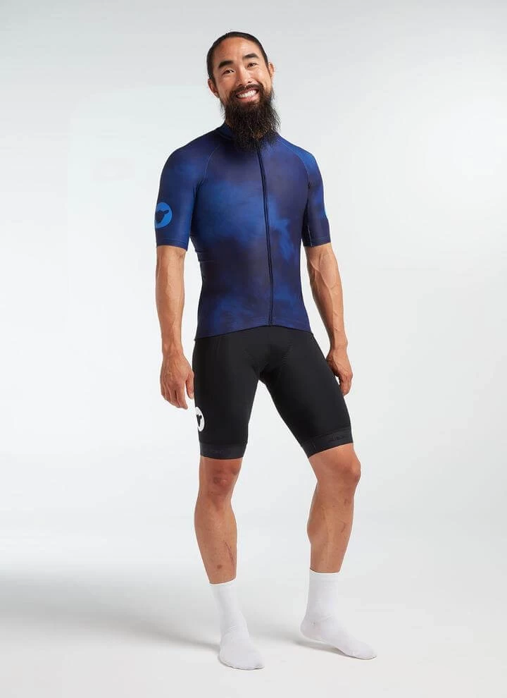 Blue/Navy Acid Essentials TOUR Men's Jersey 3 Blue/Navy Acid Essentials TOUR Men's Jersey