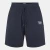 Navy Logo Sweat Shorts -Pro Fit Shop Logo Sweat Shorts Navy 4 5 pdp page