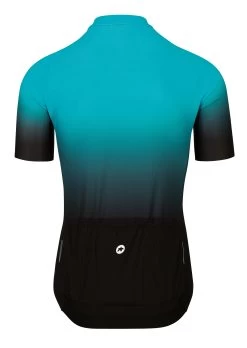 Assos Shifter Hydro Blue Mille GT Men's Jersey C2 -Pro Fit Shop MILLEGTFastLaneSHIFTER SummerSSJerseyG2 HydroBlue retro ok 11.20.311.2H