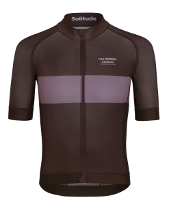 Dark Red Stripe Solitude Men's Jersey