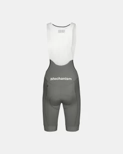 Men's Mechanism Bib - Medium Grey -Pro Fit Shop Mens Mechanism Bib Grey Back pdp page