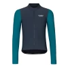 Men's Mechanism Long Sleeve Jersey - Dusty Navy -Pro Fit Shop MensMechanismLongSleeveJerseyNavy DustyNavy Front